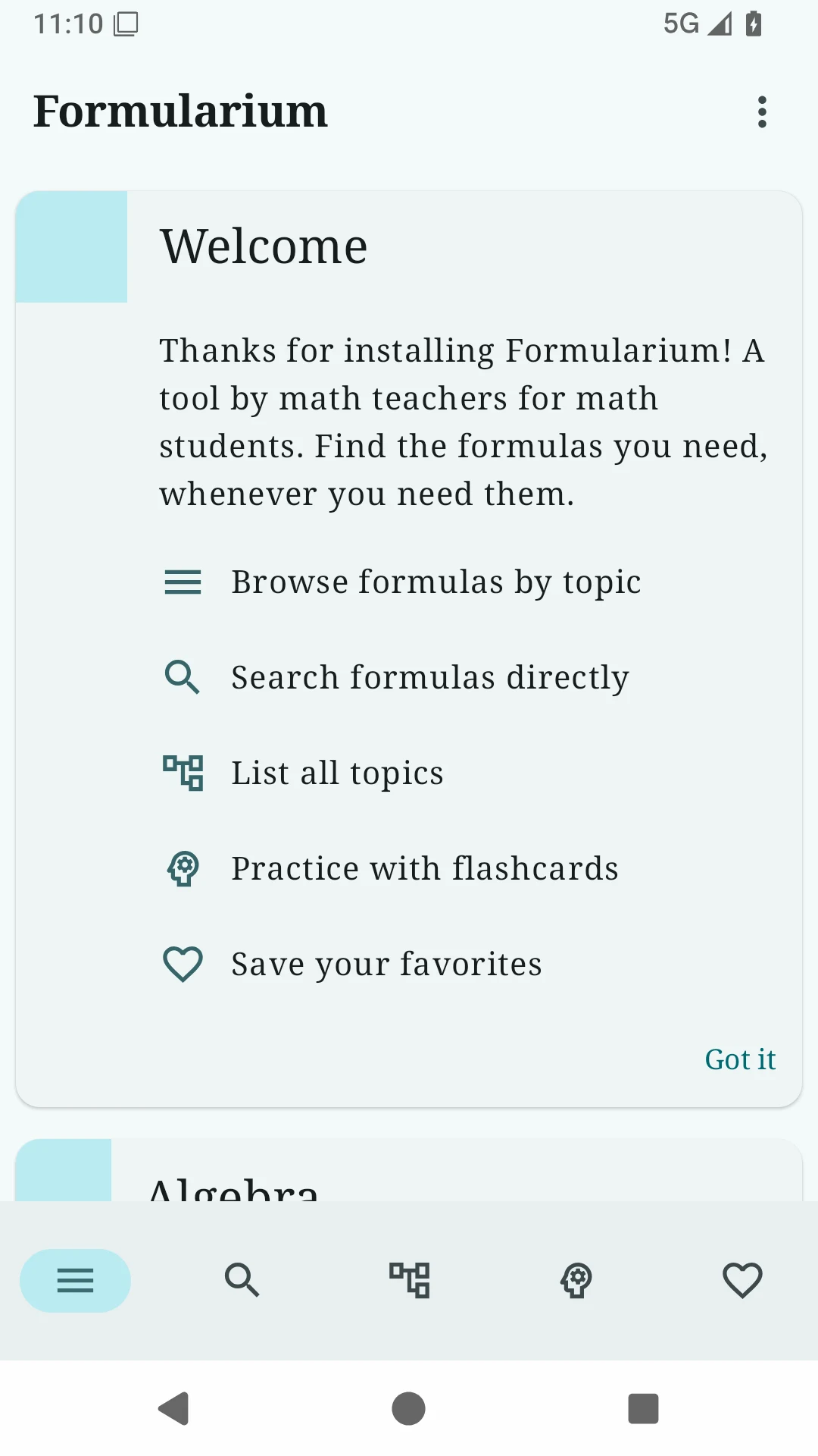 Formularium: Math Formulas screenshot