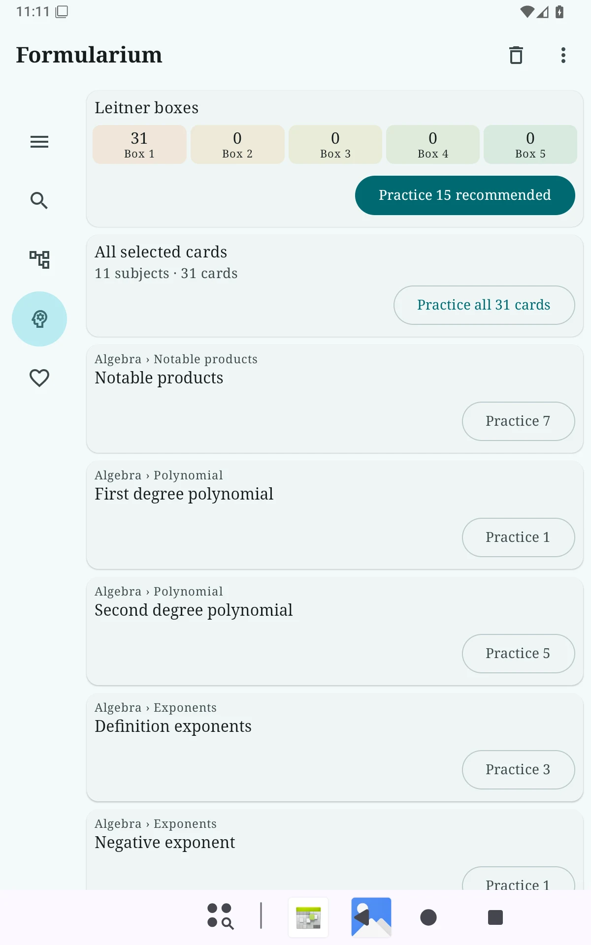 Formularium: Math Formulas screenshot